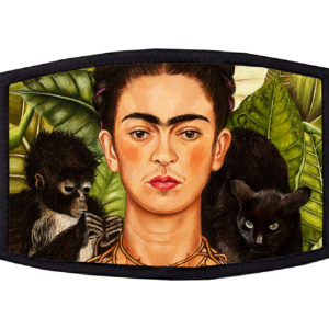Frida Monkey  Cat Face Mask