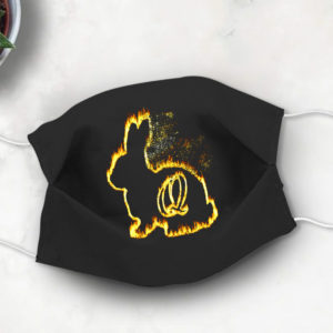Conspiracy Theory Q Rabbit Face Mask Trendy Face Mask