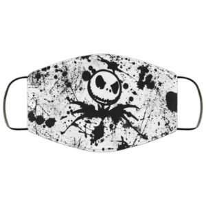 Jack Skellington Splatter Face Mask
