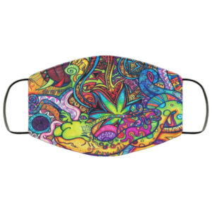 Graffiti Collage Face Mask Reusable