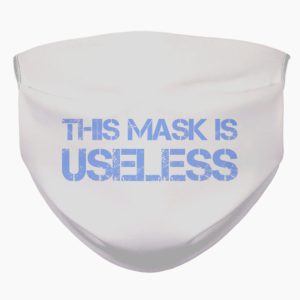 Useless Blue Face Mask