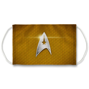 Star Trek Star Fleet Insignia Captains Face Mask