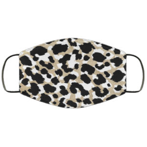 Cheetah Print Face Mask Reusable