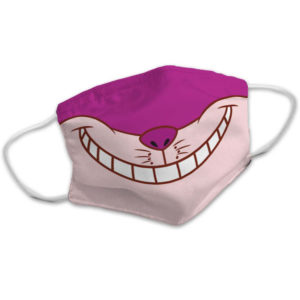 Pink Cartoon Cat Face For Kitten Lovers Face Mask