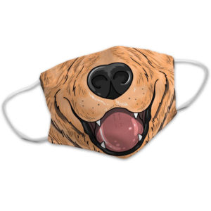 Golden Retriever Snout For Dog Lovers Face Mask