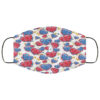 American Flag Face Mask – USA Woden American Flag Patriotic America Stars Stripes Mask
