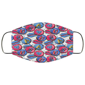 USA Macaroons July 4th American Flag Face Mask