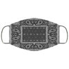 Light Blue Bandana Face Mask