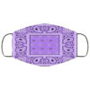 Violet Purple Bandana Face Mask