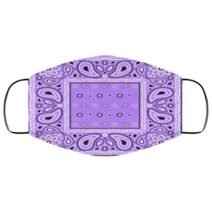Violet Purple Bandana Face Mask
