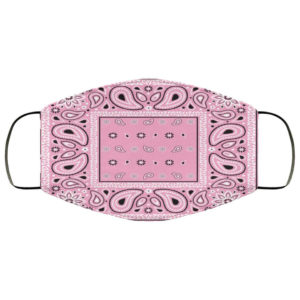 Pink Bandana Face Mask