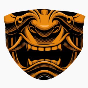Japanese Sengoku Samurai Mask Menpo Demon Face Mask