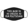 Thin Green Line Law Face Mask Reusable