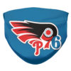 Philadelphia Phillies Eagles Flyers 76ers Sports Team Logo Mashup Face Mask