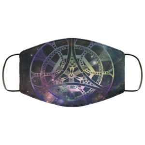 Galactic Mandala Handmade Face Mask