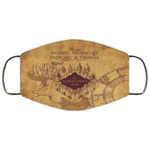 The Marauders Map Face Mask Reusable