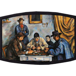 The Card Players Czanne Face Mask