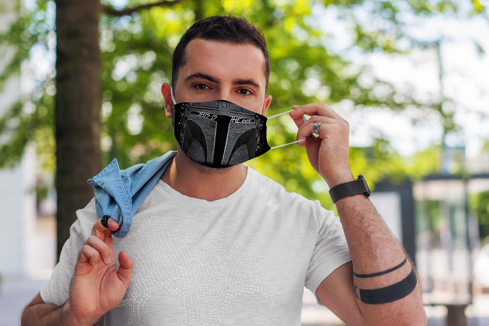 This Is The Way Medieval Knight Helmet Face Mask This Is The Way Medieval Knight Helmet Face Mask