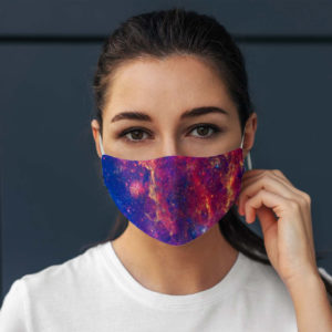 Beautiful Galaxy Nebula Space Sky Supernova Face Mask