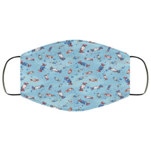 Cute July 4th American Flag Face Mask