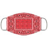 Pink Bandana Face Mask