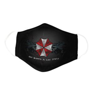 Evil Umbrella Company Gamer Nerd Geek Funny Face Mask