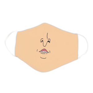 Butt Head Face Cartoon  Swim Face Mask