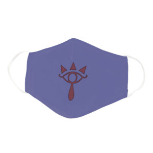 Legend Shadow Folk Ninja Warrior Symbol Gamer Nerd Geek Face Mask