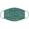 Green Scarab Beetle Egyptian Face Mask