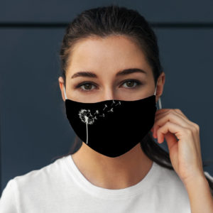 Cute Dandelion Flower Fluffy Love Happiness Face Mask