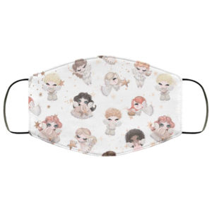 Cherubs Cute Angel Baby Religious Little Angels Face Mask