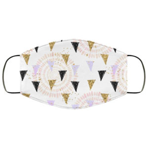 Shapes Zen Lavender Geometric Face Mask