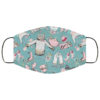 Ice Snow Puppy Dog Scarf Sweater Face Mask