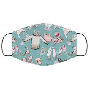 Clothes Sweater Hats Mittens Cocoa Cozy Snow Girls Winter Face Mask