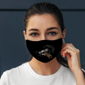 Cigar Smoking Mouth Gift For Him Reusable Face Mask