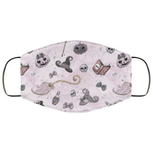 Cute Witch  Skull Halloween Face Mask – Trick or Treat Mask