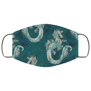 Zombie Mermaid Dragon Halloween Face Mask