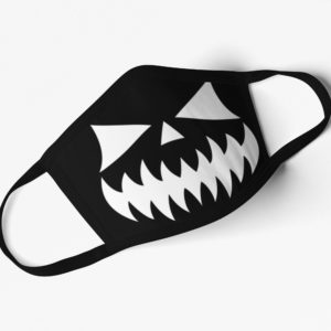 Black Halloween Face Mask