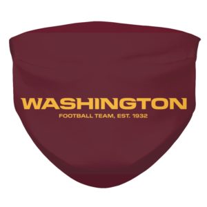 Washington Football Team New Logo Face Mask