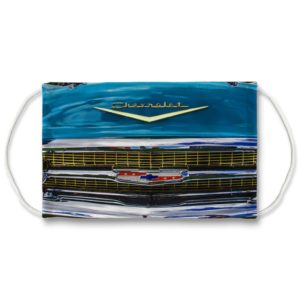 1957 Chevy Bel Air Blue Face Mask