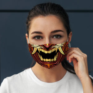 Japanese Oni Demon Yokai Devil Kijin Folklore Face Face Mask