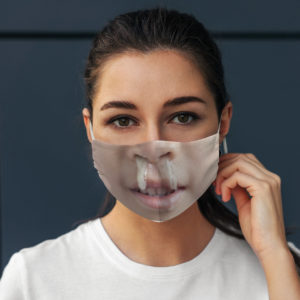 Funny Disgusting Gross Baby Nose Snot Face Mask