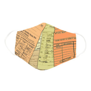Funny Classic Library Card Geek Nerd Librarian Gift Face Mask