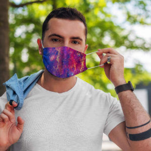 Beautiful Galaxy Nebula Space Sky Supernova Face Mask