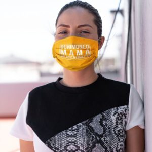 Wall of Moms Face Mask Black Lives Matter Summoned Mom Face Mask