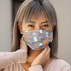 Pumpkin Halloween Face Mask