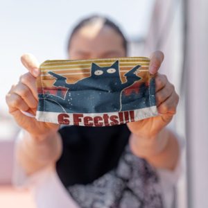 Cat 6 Feet Pew Pew Madafakas Face Mask