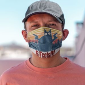 Cat 6 Feet Pew Pew Madafakas Face Mask