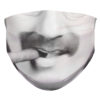 Japanese Woodcut Storm Pattern Face Mask
