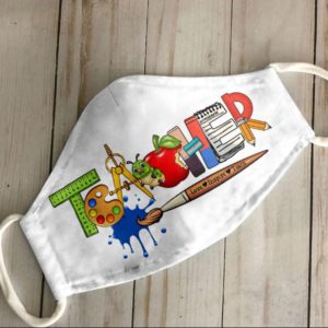 Teacher Face Mask Teach Love Inspire Teach Face Mask